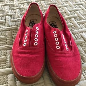 Vans Classic Gum Sole Shoe - Red Men’s 9.5